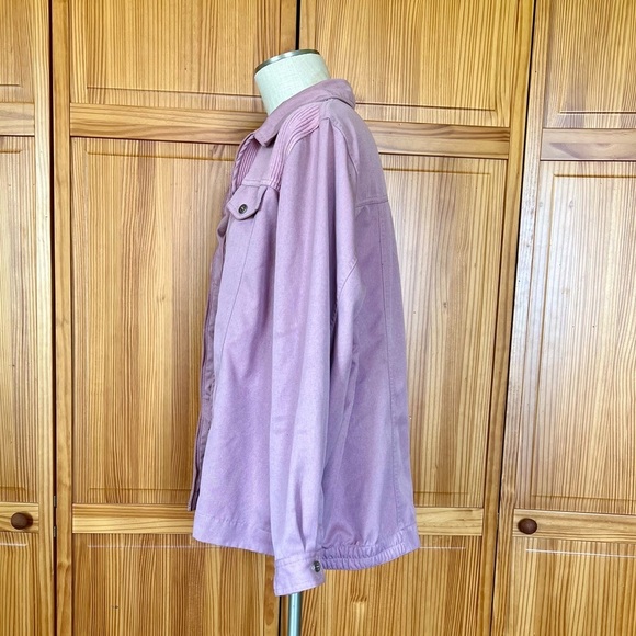 Alfred Dunner 22W Dusty Pink Casual Lightweight Jacket Plus Size - Picture 3 of 6